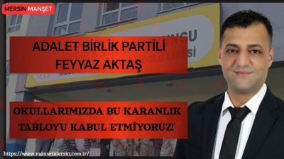 Adalet Birlik Partisi (AB PARTİ) Mersin İl Başkanı Feyyaz Aktaş,