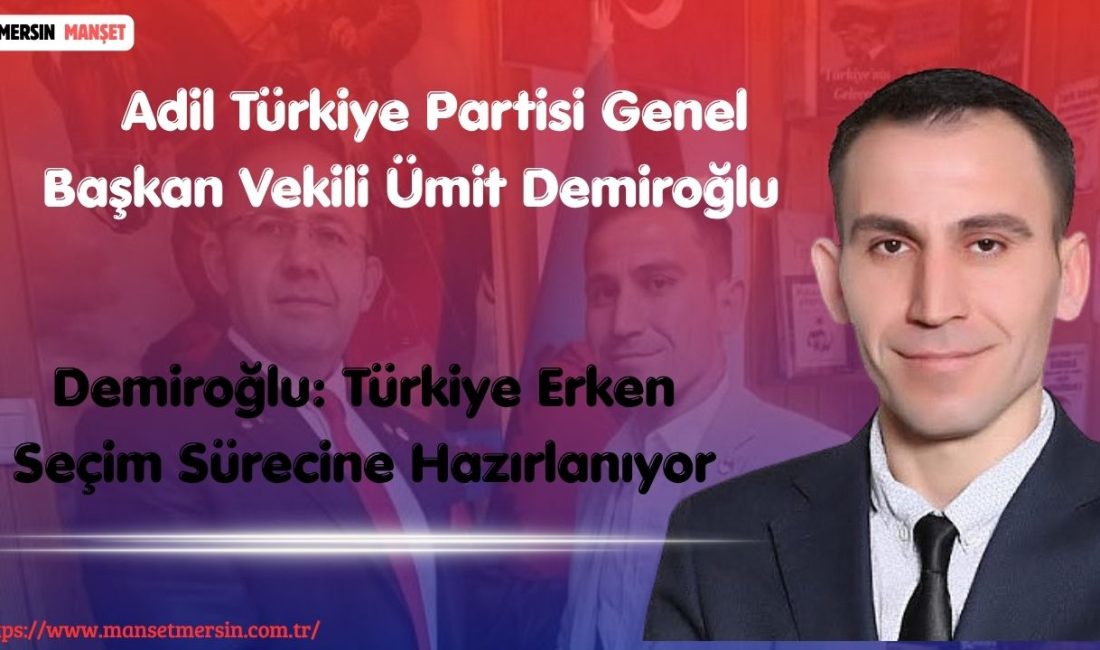 Adil Türkiye Partisi Genel Başkan Vekili ve Yardımcısı Ümit Demiroğlu,