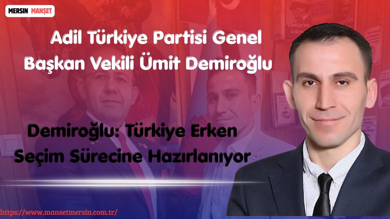 Adil Türkiye Partisi Genel Başkan Vekili ve Yardımcısı Ümit Demiroğlu,