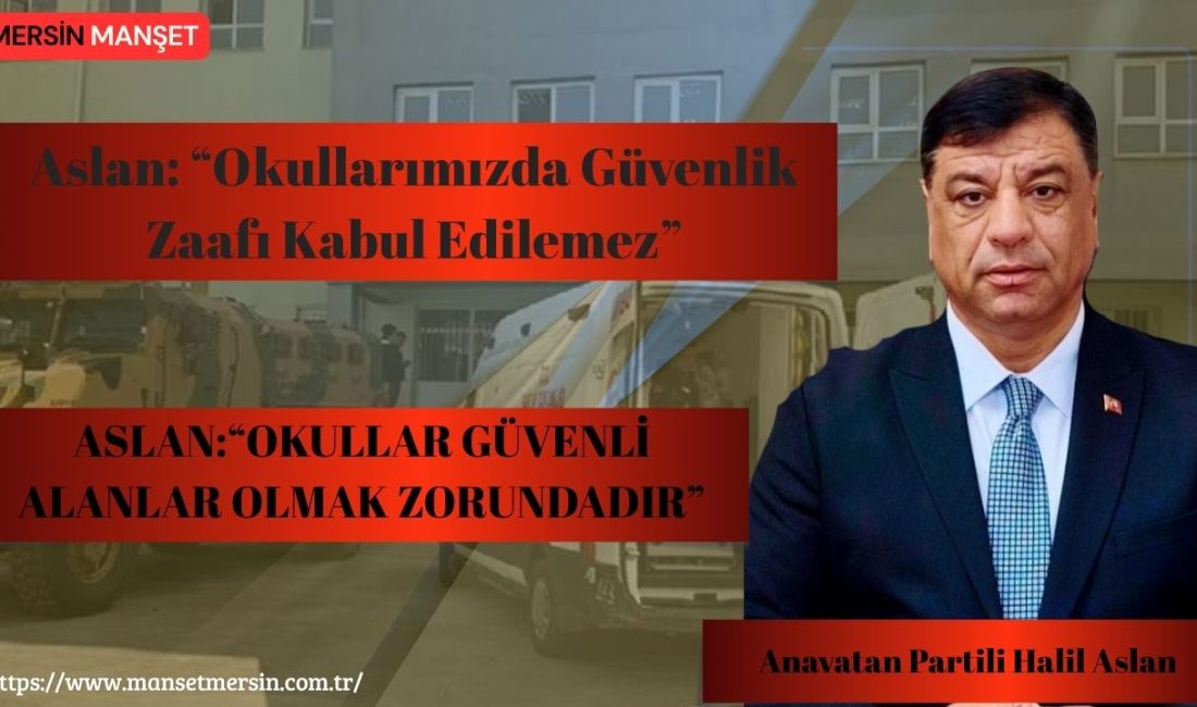 Anavatan Partisi Genel Merkez Teşkilat Başkan Yardımcısı Halil Aslan, Şanlıurfa’nın