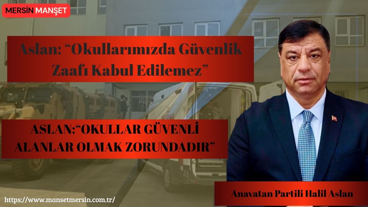 Anavatan Partisi Genel Merkez Teşkilat Başkan Yardımcısı Halil Aslan, Şanlıurfa’nın