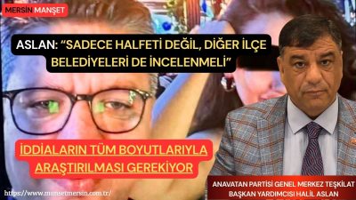 Anavatan Partisi Genel Merkez Teşkilat Başkan Yardımcısı Halil Aslan, Şanlıurfa’nın
