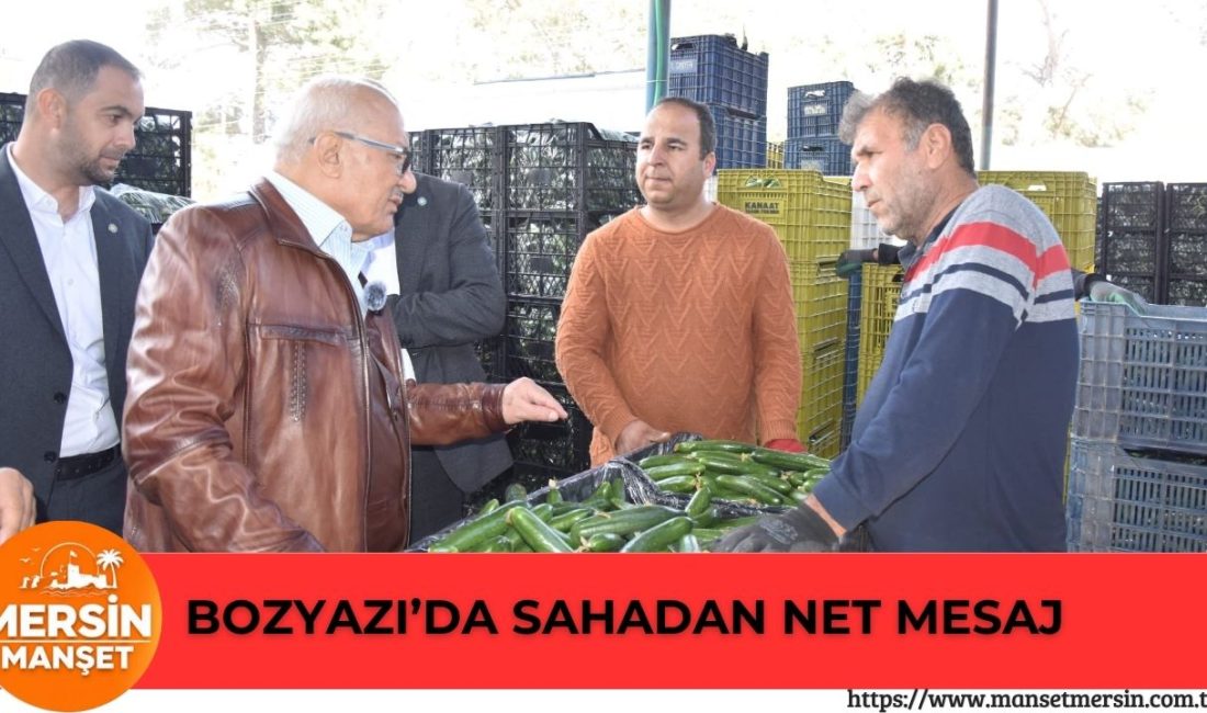 İYİ Parti heyeti Bozyazı’da esnaf ve vatandaşlarla buluşarak sorunları dinledi,