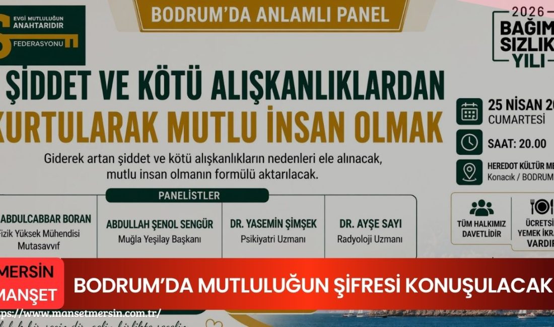 Bodrum’da toplumsal sorunlara dikkat çeken önemli bir etkinlik düzenleniyor. Sevgi