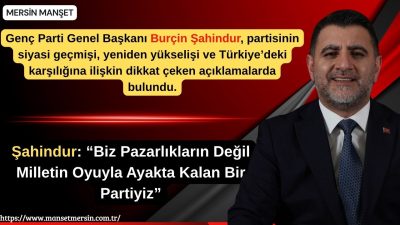 Genç Parti Genel Başkanı Burçin Şahindur, partisinin siyasi geçmişi, yeniden