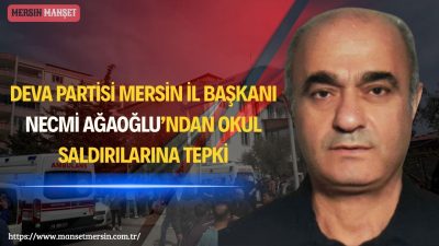 DEVA Partisi Mersin İl Başkanı Necmi Ağaoğlu, önceki gün Şanlıurfa’da,