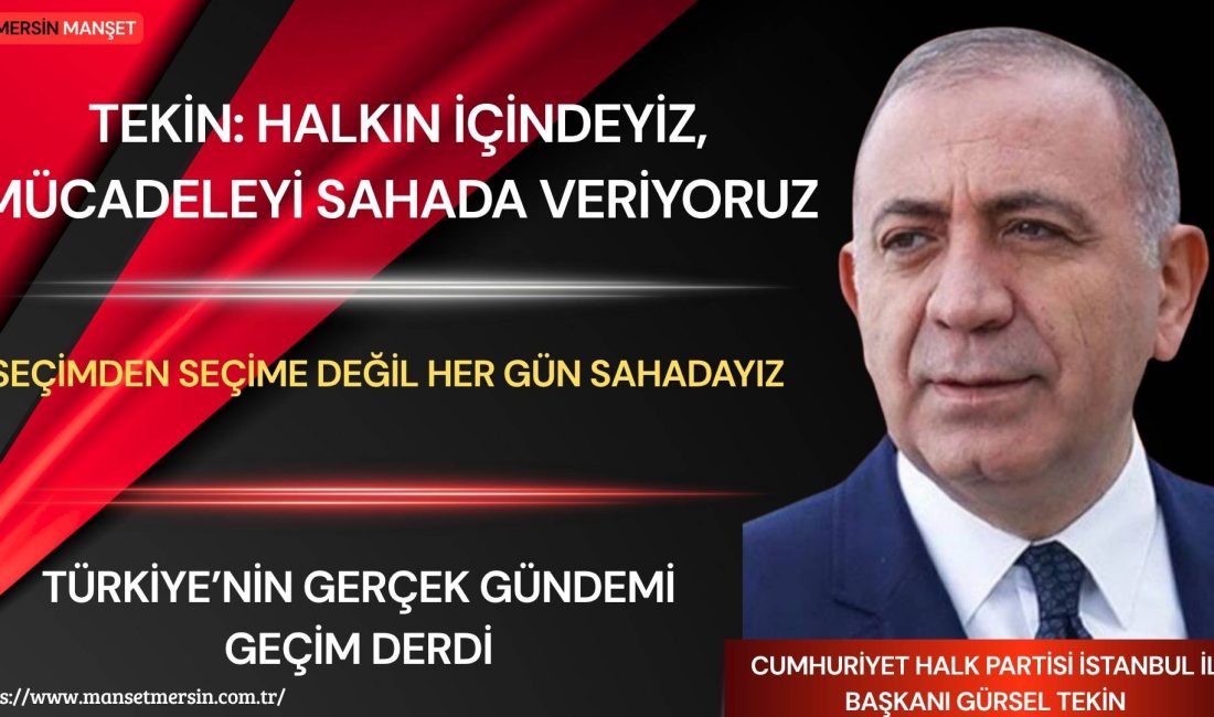 Cumhuriyet Halk Partisi İstanbul İl Başkanı Gürsel Tekin, Naime Akbin’in