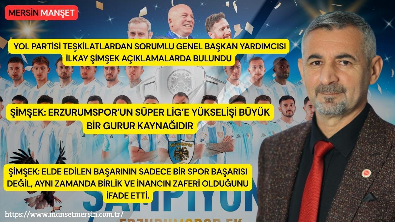 Erzurumspor’un Süper Lig’e yükselmesi dolayısıyla Doğru Yol Partisi Teşkilatlardan Sorumlu