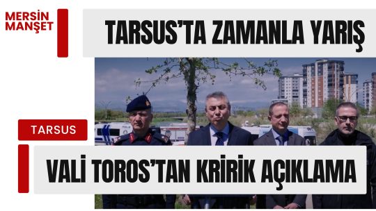 MERSİN MANŞET - Mersin Valisi Atilla Toros, Tarsus Şelalesi mevkiinde
