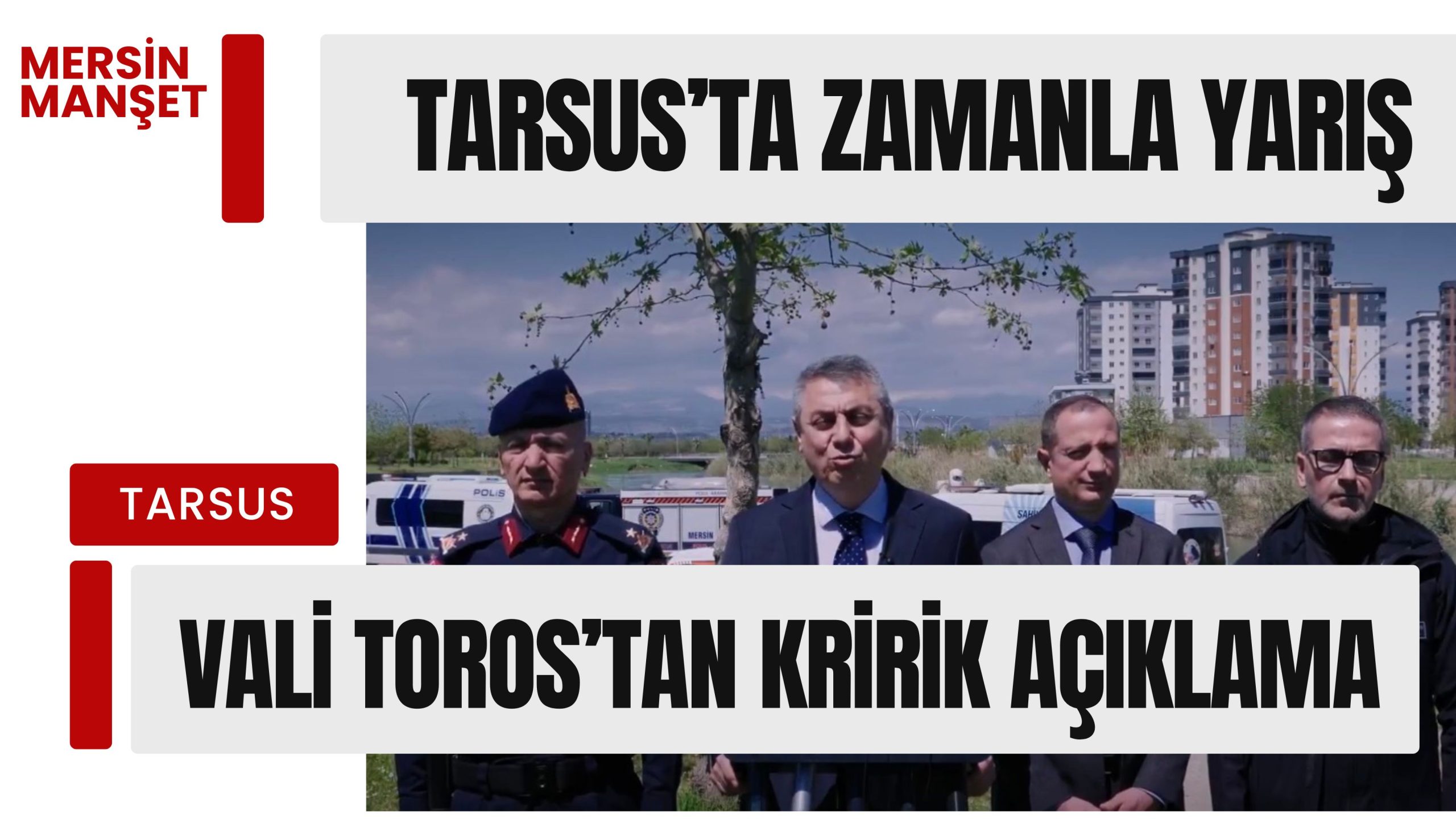 MERSİN MANŞET - Mersin Valisi Atilla Toros, Tarsus Şelalesi mevkiinde