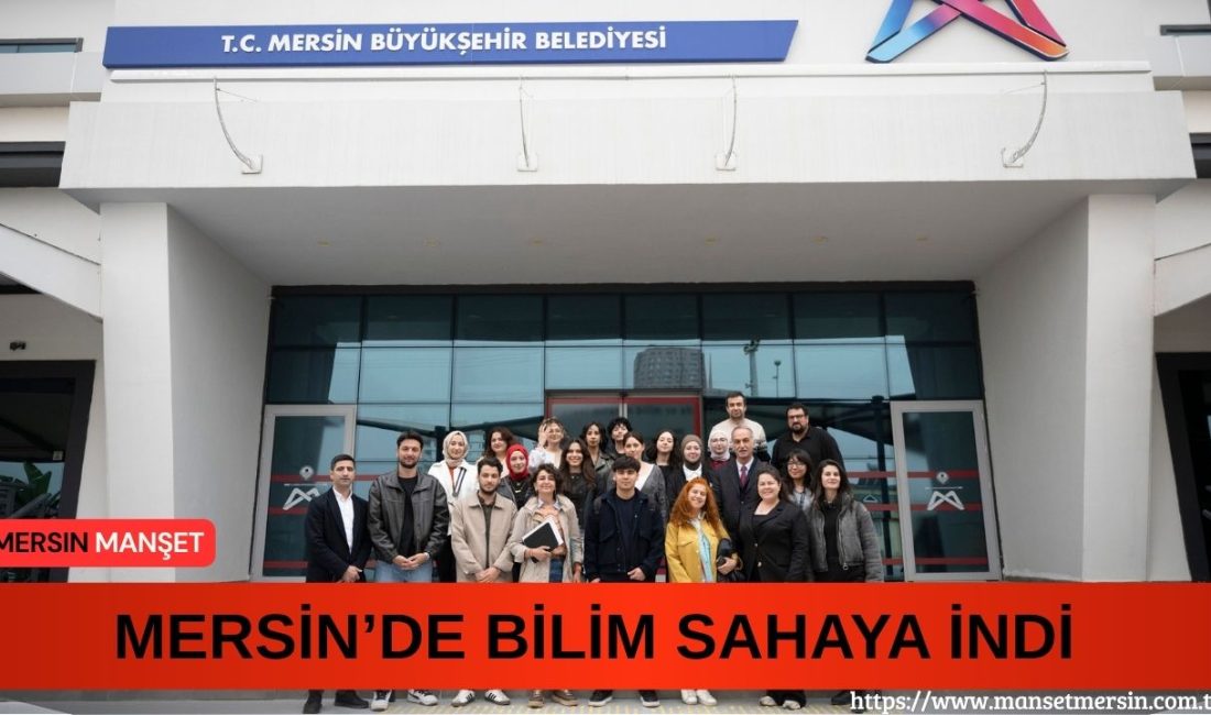 Mersin’de düzenlenen etkinlikte öğrenciler, MINKA projesi kapsamında biyoçeşitlilik için hem