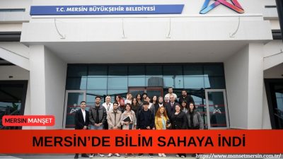 Mersin’de düzenlenen etkinlikte öğrenciler, MINKA projesi kapsamında biyoçeşitlilik için hem