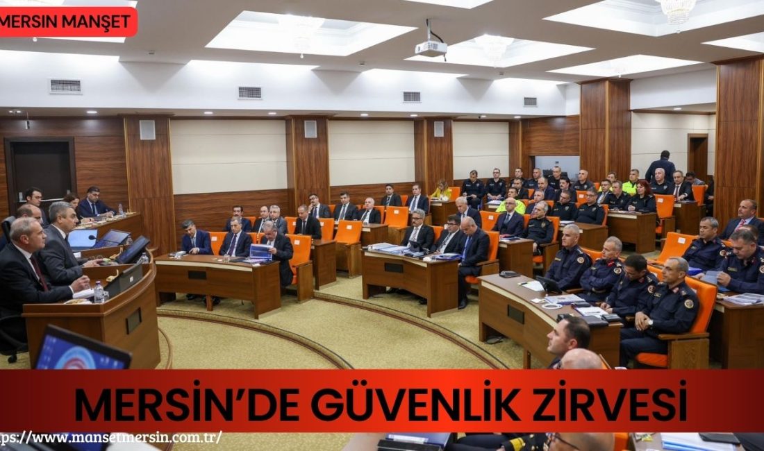 MERSİN – Mersin’de huzur ve güvenliğin sağlanmasına yönelik çalışmalar, düzenlenen