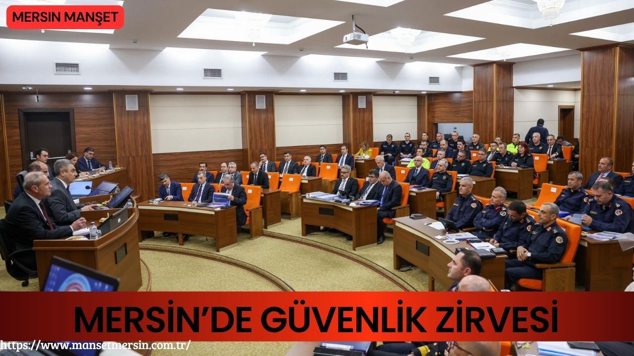 MERSİN – Mersin’de huzur ve güvenliğin sağlanmasına yönelik çalışmalar, düzenlenen