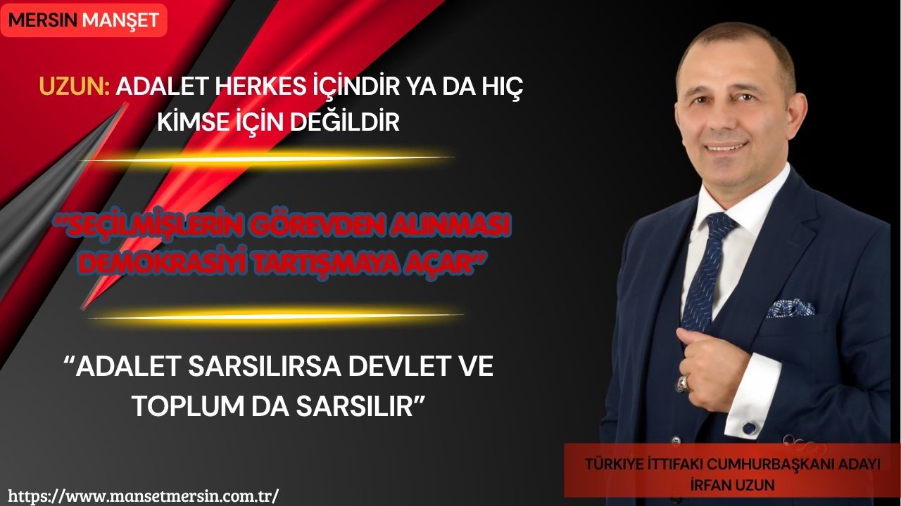 Adalet Birlik Partisi Genel Başkanı ve Türkiye İttifakı Cumhurbaşkanı Adayı