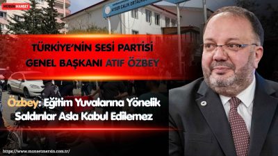 Türkiye’nin Sesi Partisi Genel Başkanı Atıf Özbey, Şanlıurfa ve Kahramanmaraş’ta