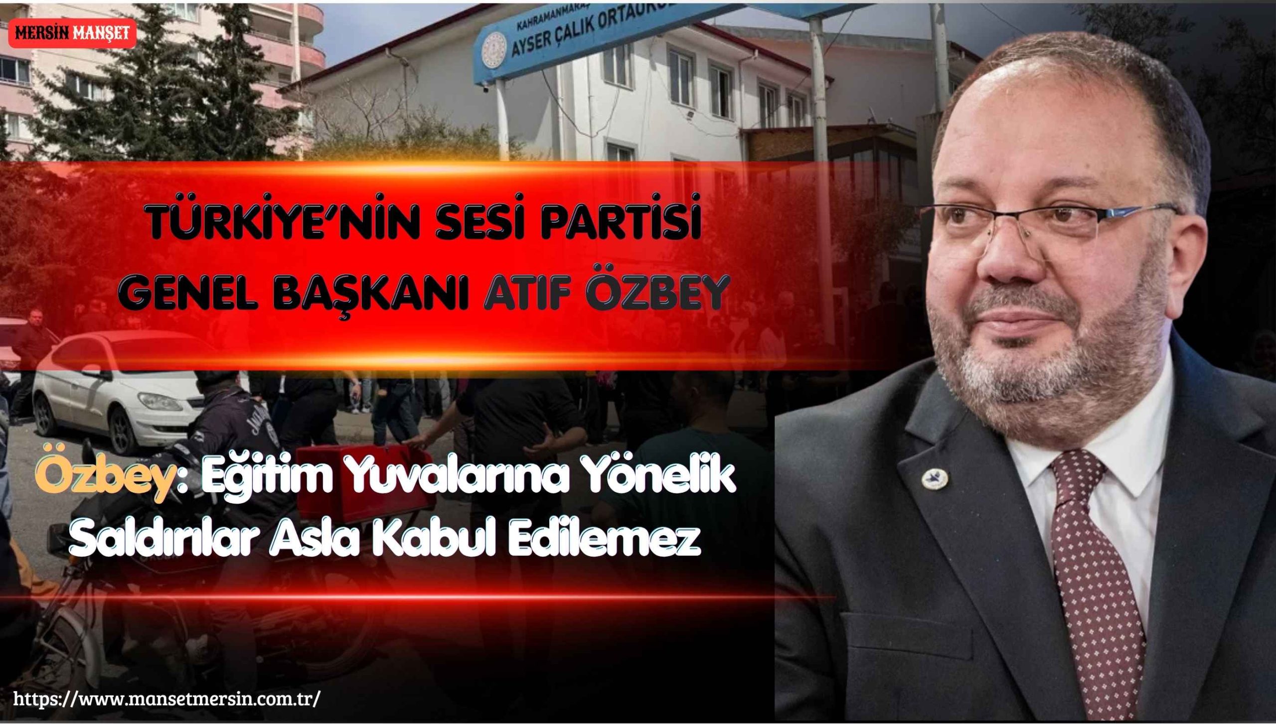 Türkiye’nin Sesi Partisi Genel Başkanı Atıf Özbey, Şanlıurfa ve Kahramanmaraş’ta