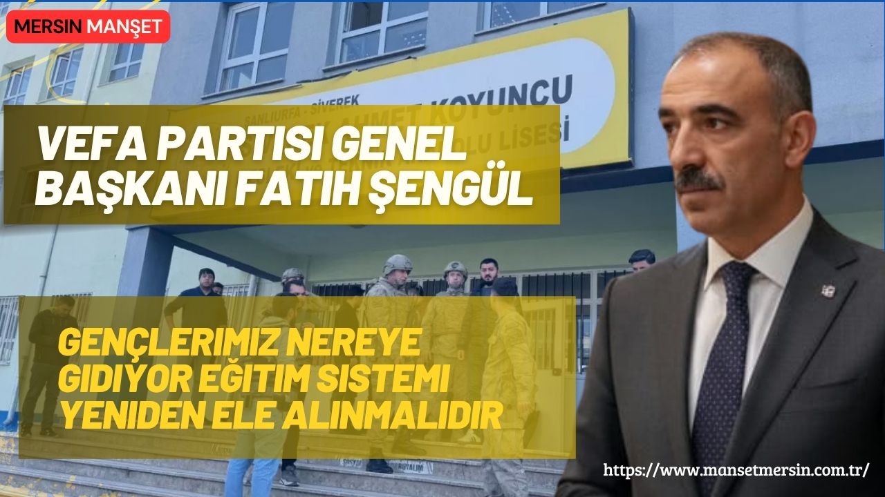 Şanlıurfa’nın Siverek ilçesinde bir lisede meydana gelen silahlı saldırı kamuoyunda