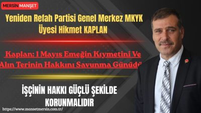 Yeniden Refah Partisi Genel Merkez MKYK Üyesi Hikmet Kaplan, 1