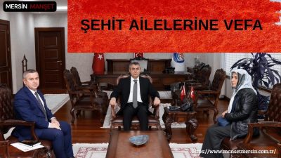 Vali Atilla Toros, şehit aileleriyle bir araya gelerek destek ve