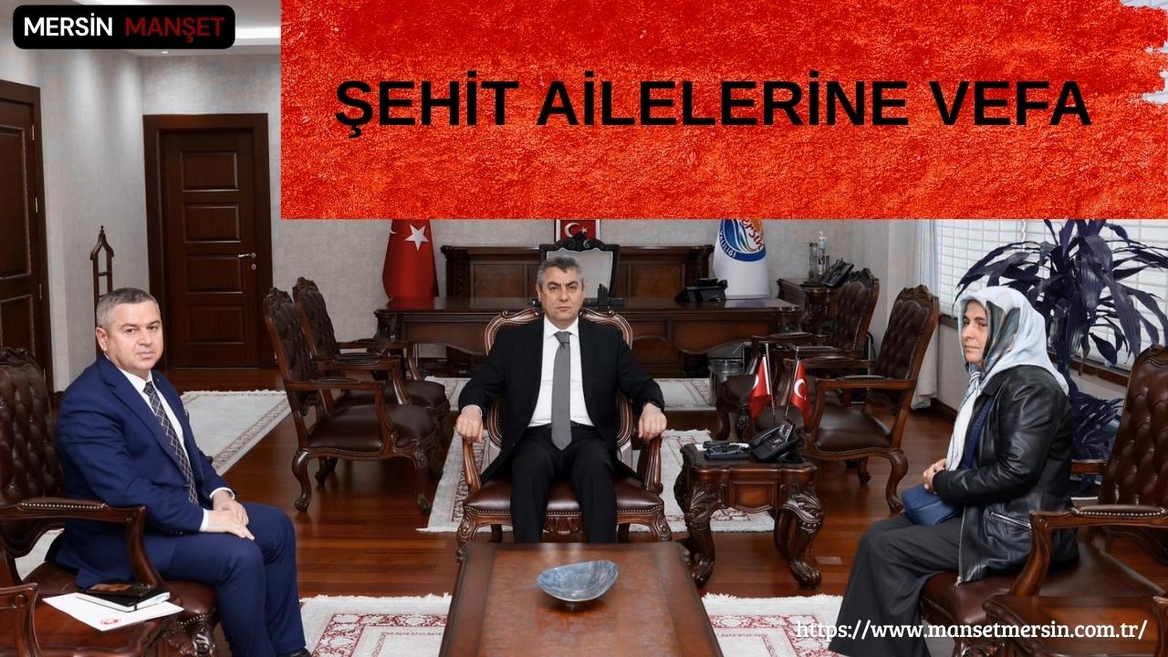 Vali Atilla Toros, şehit aileleriyle bir araya gelerek destek ve