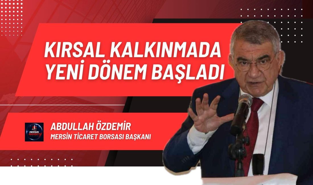 MERSİN MANŞET - Mersin Ticaret Borsası Yönetim Kurulu Başkanı Ö.