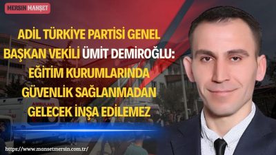 Adil Türkiye Partisi Genel Başkan Vekili Ümit Demiroğlu, Şanlıurfa ve