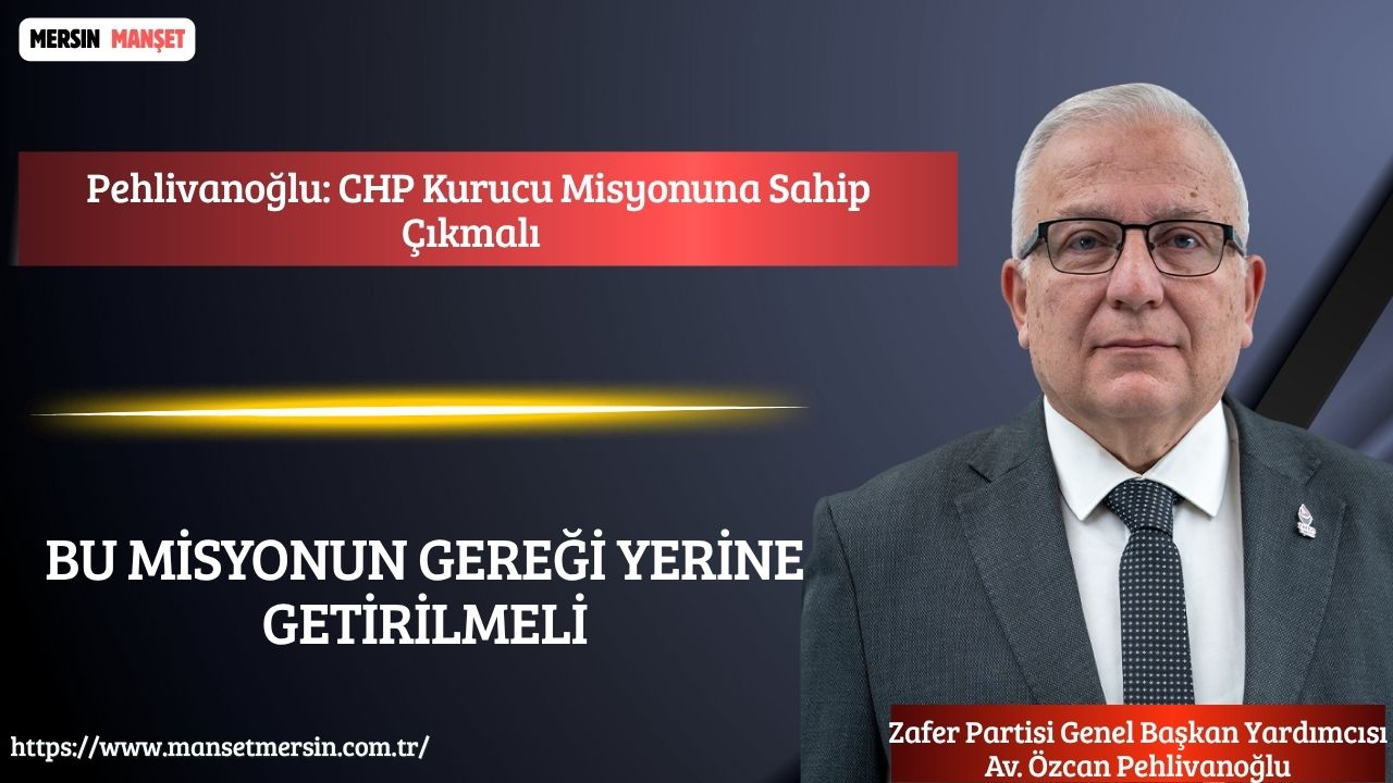 Zafer Partisi Genel Başkan Yardımcısı Av. Özcan Pehlivanoğlu, Cumhuriyet Halk