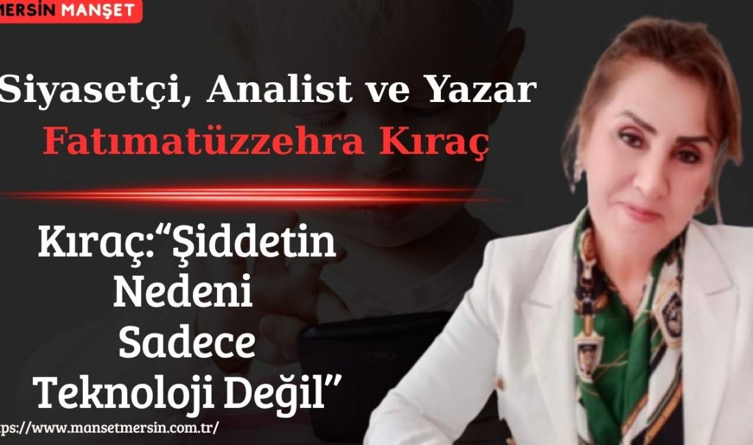 Siyasetçi, analist ve yazar Fatımatüzzehra Kıraç, artan şiddet olayları ve