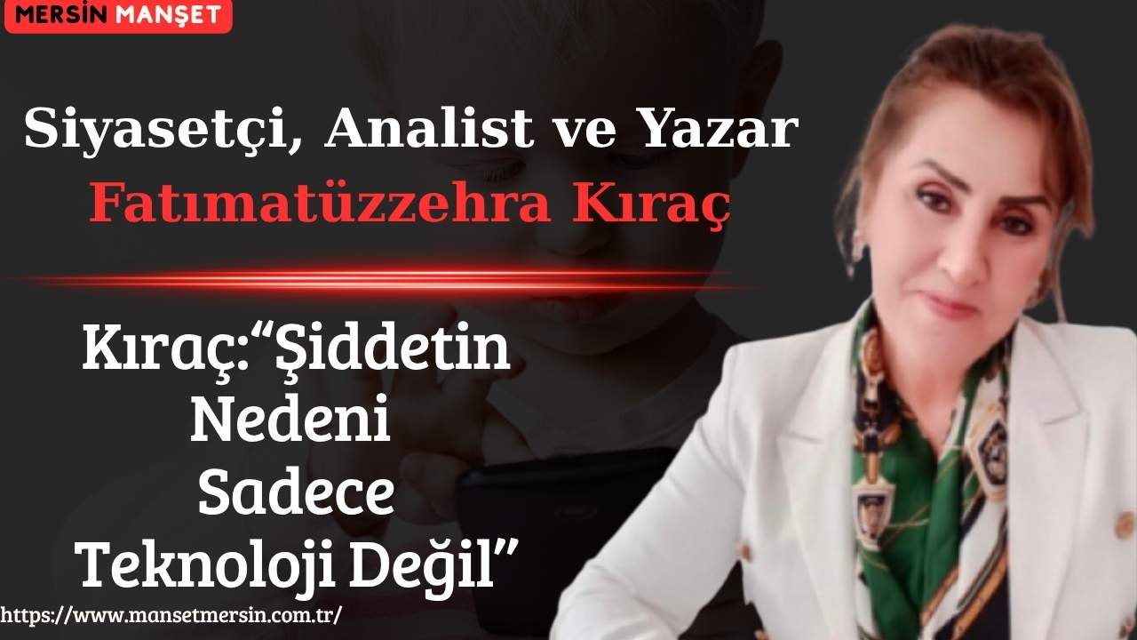 Siyasetçi, analist ve yazar Fatımatüzzehra Kıraç, artan şiddet olayları ve