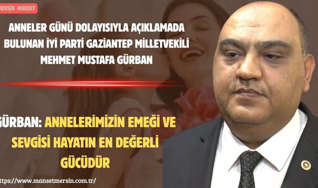 Anneler Günü dolayısıyla açıklamada bulunan İYİ Parti Gaziantep Milletvekili Mehmet