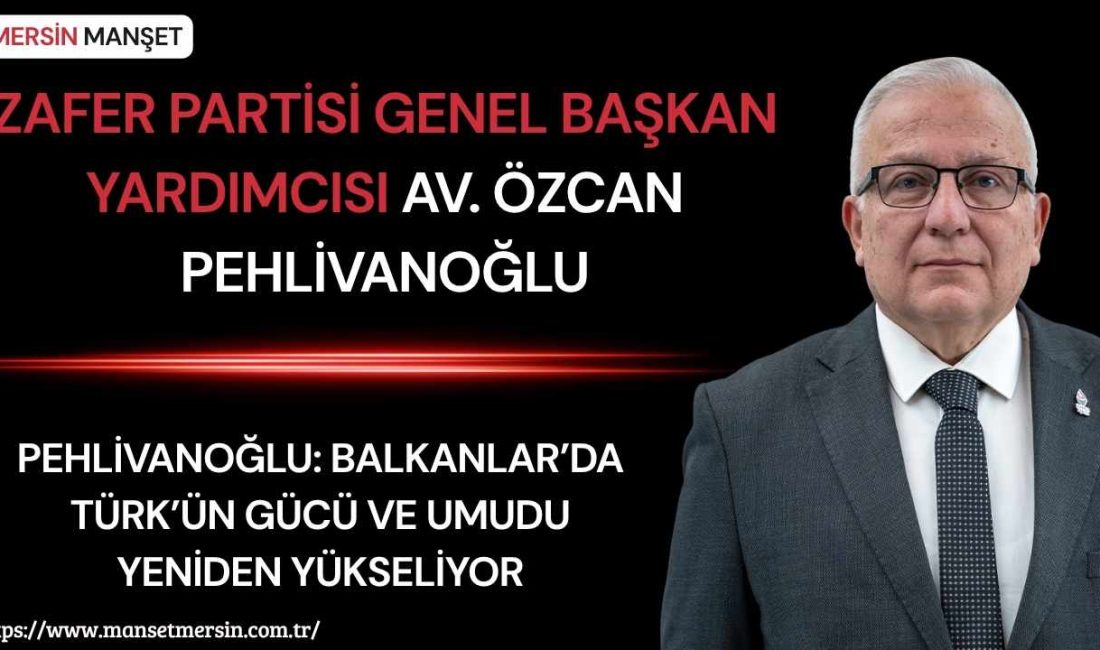 Zafer Partisi Genel Başkan Yardımcısı Av. Özcan Pehlivanoğlu, Genel Başkan