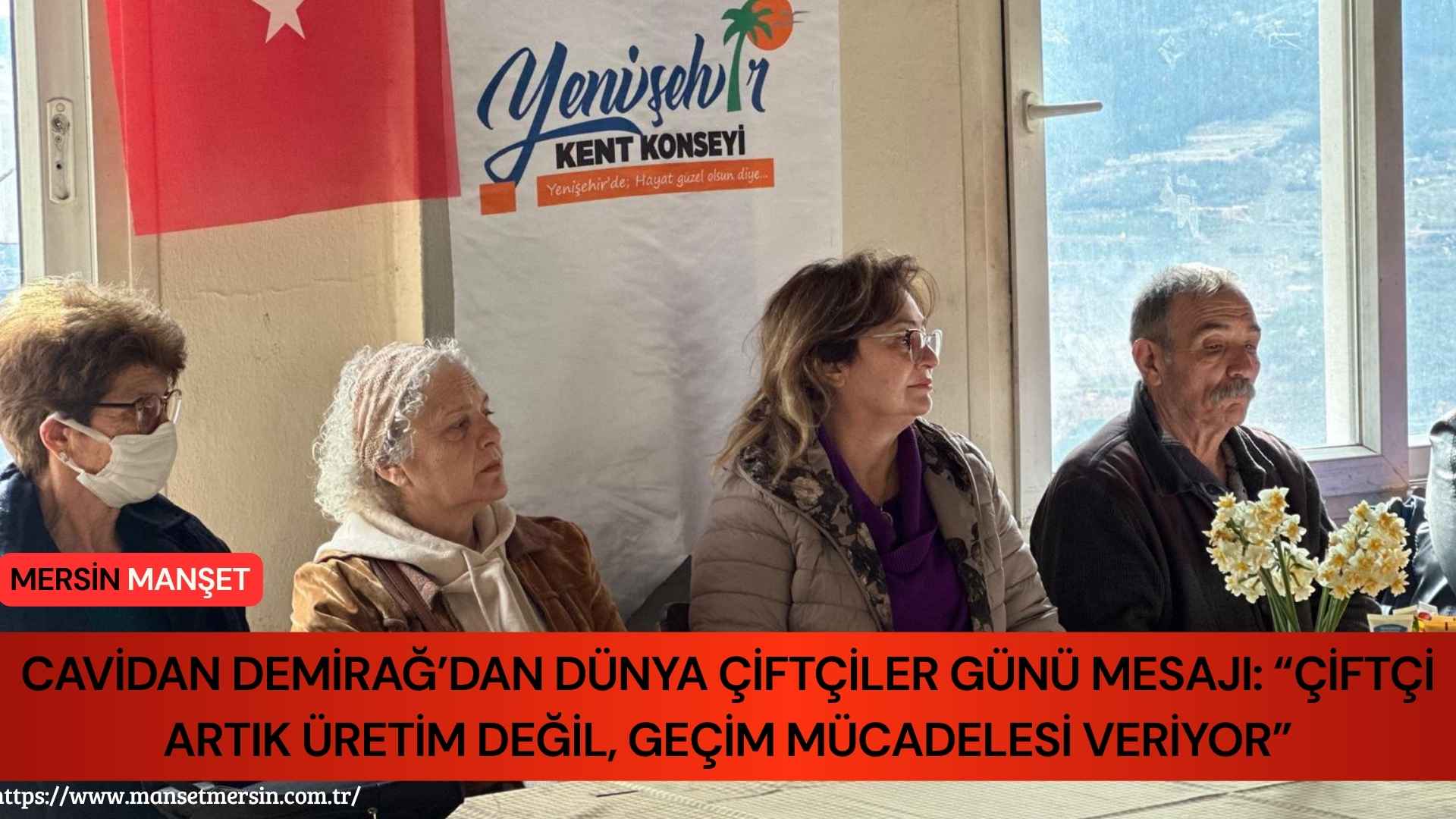 Mersin Yenişehir Kent Konseyi Kırsal Kalkınma Meclisi Başkanı ve “tarımda