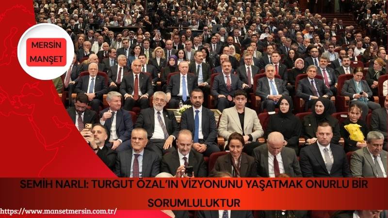 Turgut Özal Vakfı Başkanı Semih Narlı, Cumhurbaşkanı Recep Tayyip Erdoğan’ın
