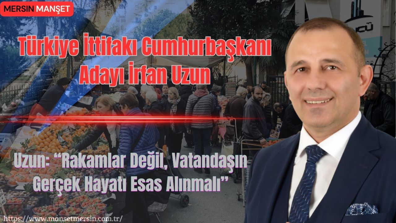 Türkiye İttifakı Cumhurbaşkanı adayı İrfan Uzun, Türkiye İstatistik Kurumu tarafından
